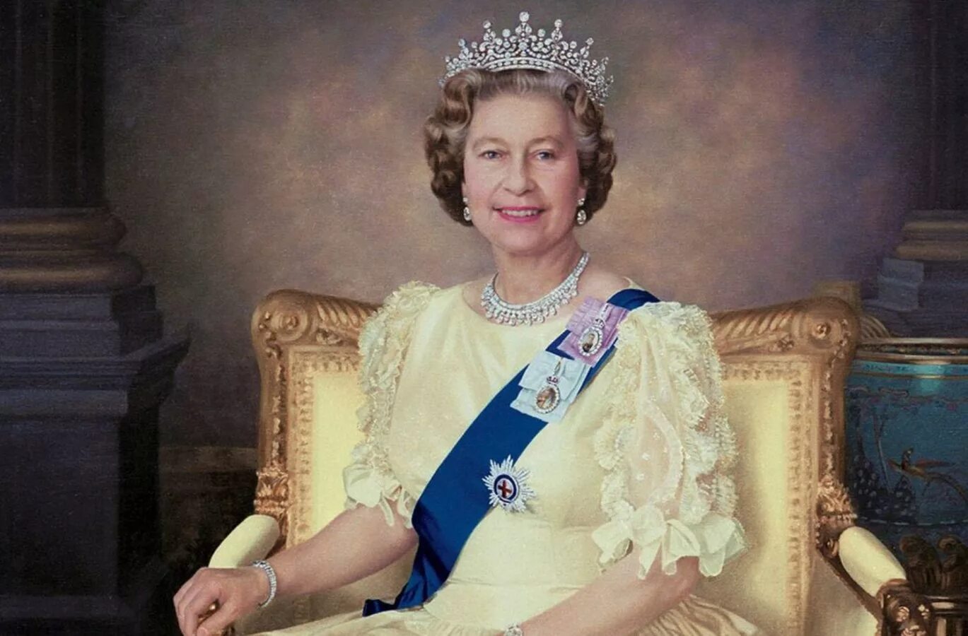 Ii am the queen. Портрет королевы Елизаветы 2.