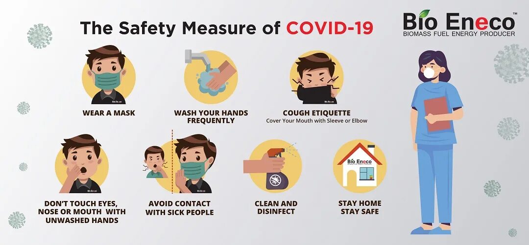 Covid-19 Safety measures. Covid Prevention. Covid-19. Message prevent