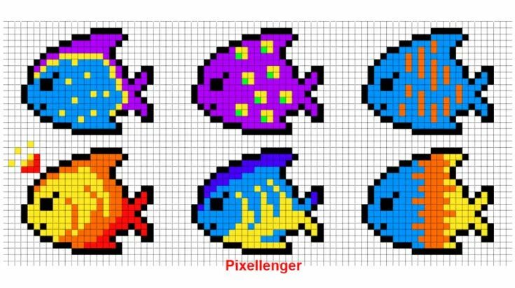 Рисунок по клеточкам в тетради схема A62063  Alpha patterns, Pixel drawing, Pixel art