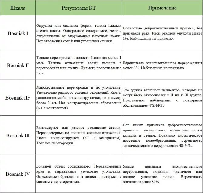 Киста в почке лечение у взрослых женщин. Киста в почке Размеры норма. Кисты почек классификация. Классификация кист почек по Bosniak. Классификация кист почек по размерам таблица.