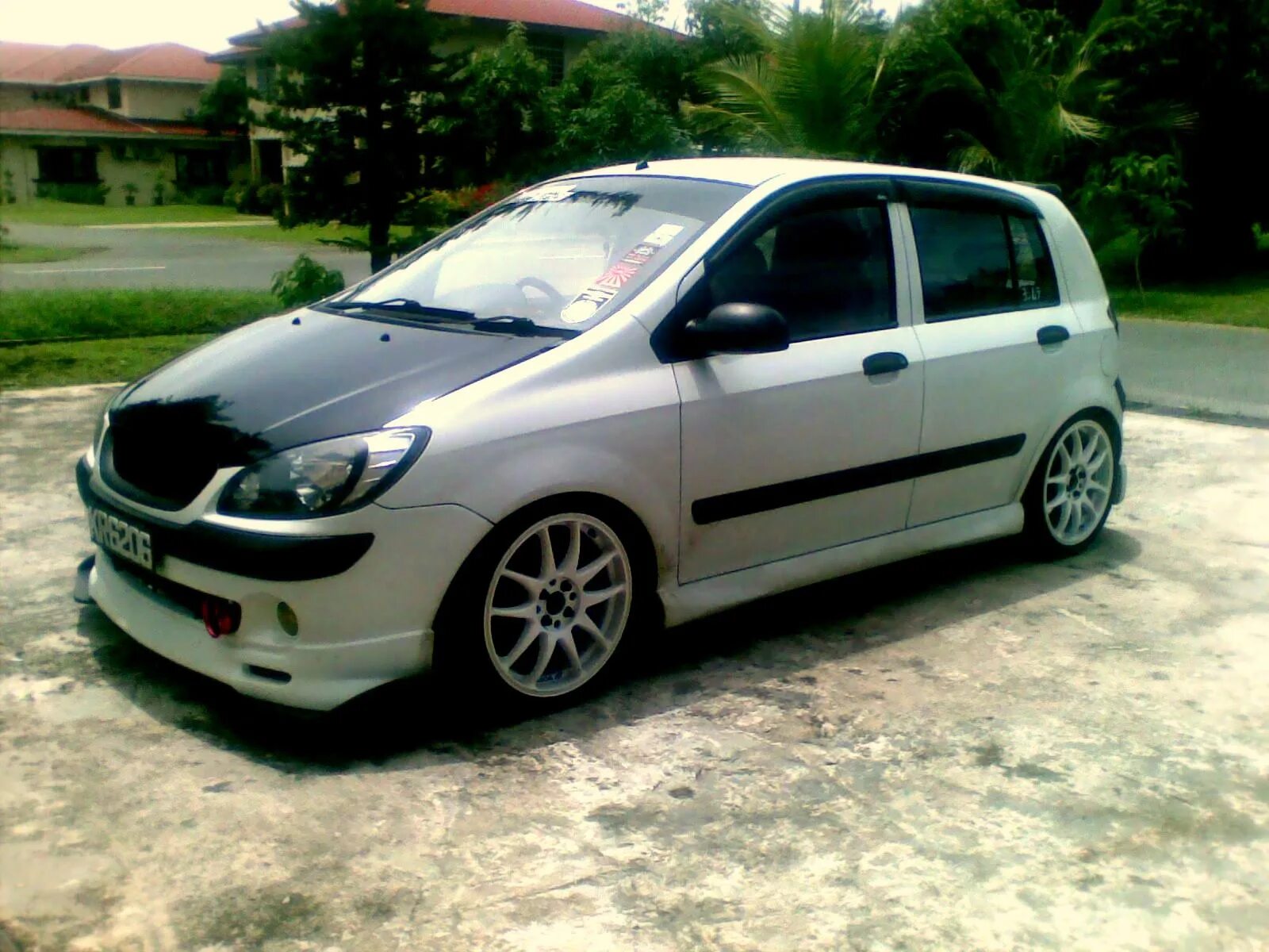 Get tuning. Хендай гетц. hyundai getz tuning. hyundai getz 1.4 в обвесах. hyundai getz sport.