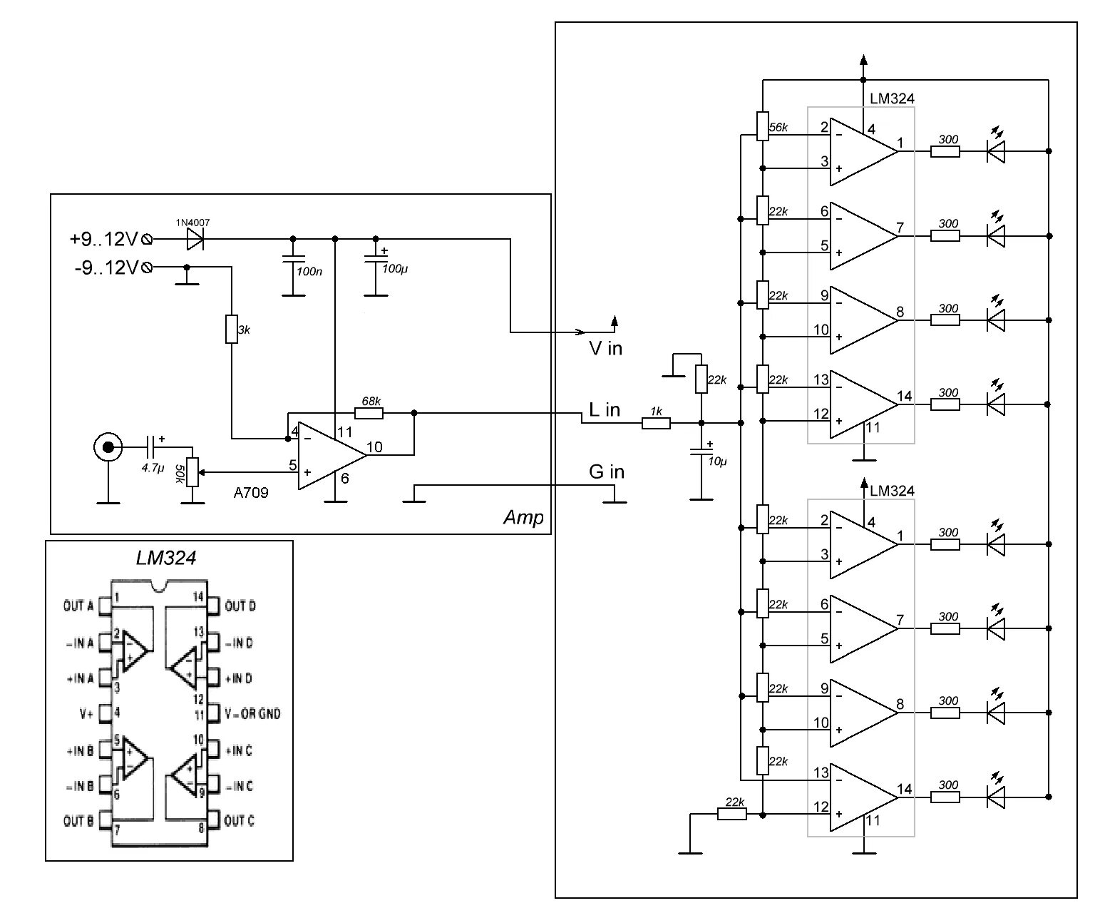 Светодиодный индикатор на lm3915. Схема индикатора уровня сигнала на светодиодах на транзисторах. Индикатор уровня 1003пп1. Светодиодный индикатор уровня сигнала на транзисторах кт315. Схема светодиодного индикатора