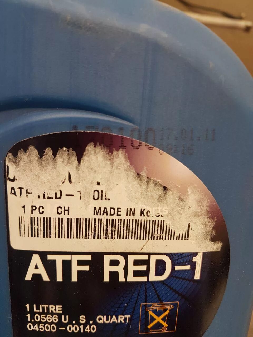 Atf red. ATF Red-1 Hyundai. Hyundai/Kia 04500-00140. Hyundai-Kia масло ATF Red-1. Apolloil ATF Red-1k 04500-00140.