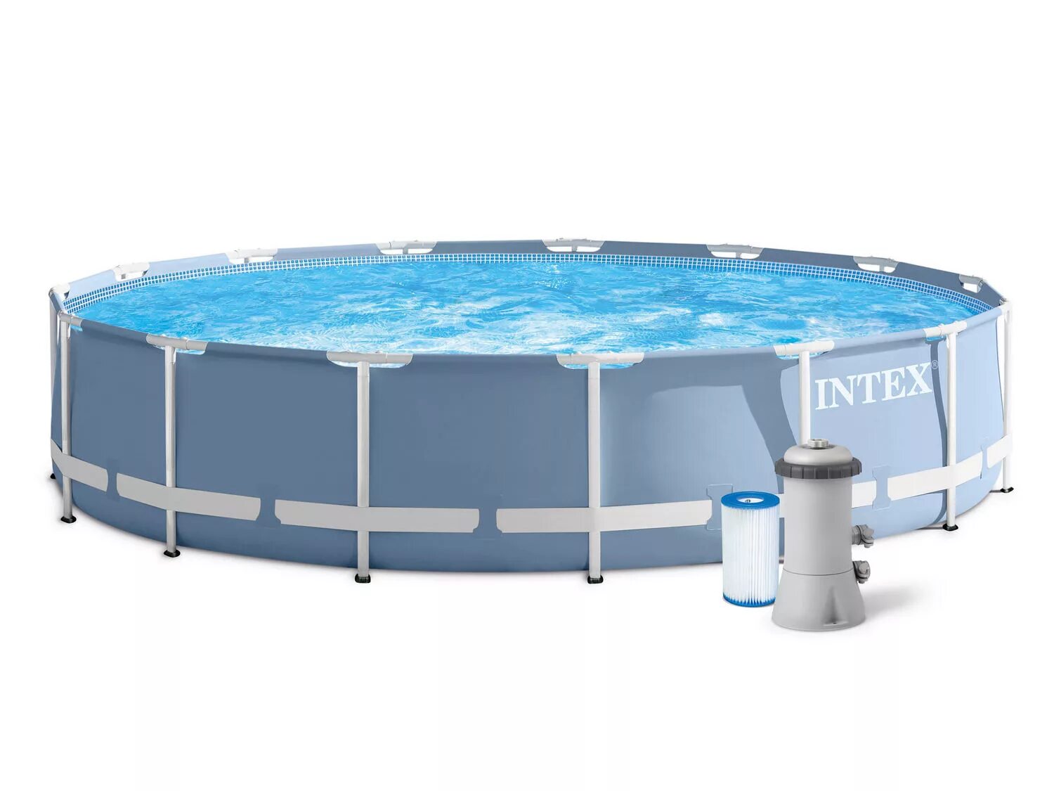 Каркасный бассейн intex pool. Каркасный бассейн prism frame pool 457х122см + аксессуары, intex - 26726. бассейн intex 366x122. бассейн intex 457x122. бассейн интекс каркасный 457х122см.