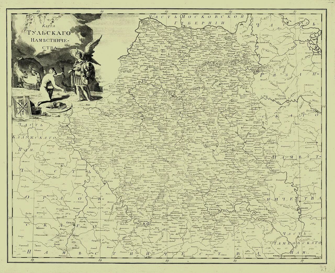 Карта Тульской губернии 1700 год. Древняя карта Тульской губернии. Карта Тульской губернии 19 века. Карты Тульской губернии старинные Тульской. Карты тульских дорог