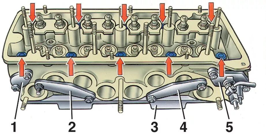 Клапана на 21 0 7. Головка блока цилиндров ВАЗ 2106 схема. Головка блока цилиндров ВАЗ 2105. Головка блока цилиндров ВАЗ 2101 схема. Головка блока цилиндров 2107 инжектор.