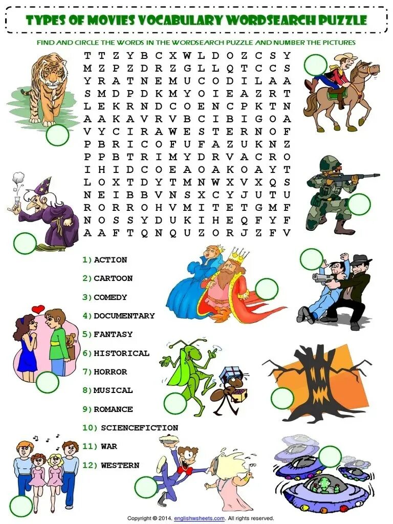 Tv programmes words. Films and movies Worksheet. Types of films Wordsearch. Types of movies in English. Wordsearch Worksheets.