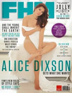 Alice Dixson poses for a Men's Magazine, cold front no more.