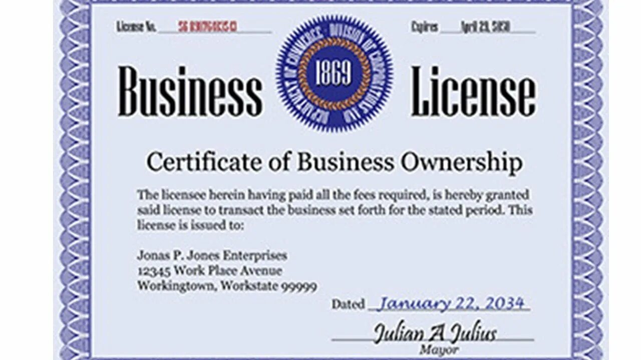 Certificate id. Лицензия США. Business License. США Business License. Лицензия адвоката в США.