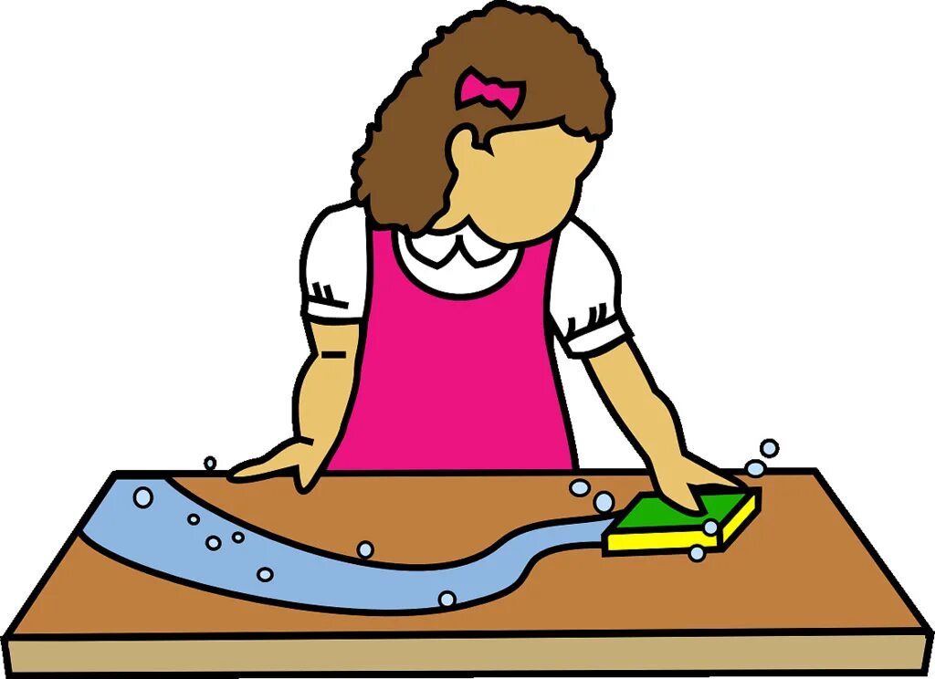 Tidy the table