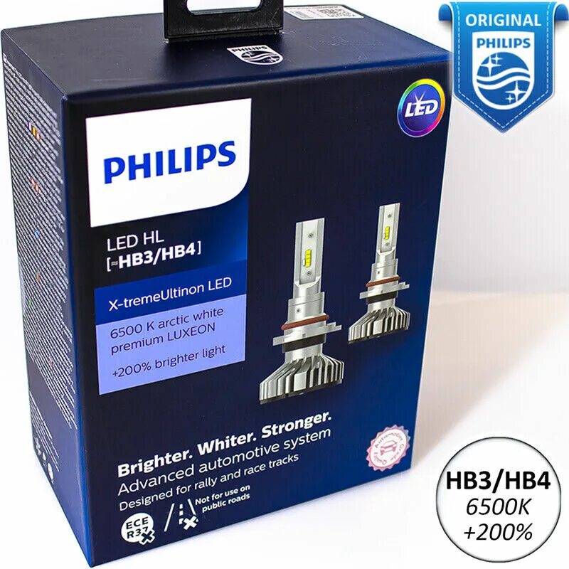 Светодиодные филипс купить. Philips led hl hb3/hb4. Hb3 led Philips. Лампочки led Philips hb4. Philips hb3 led Ultinon 6500k.