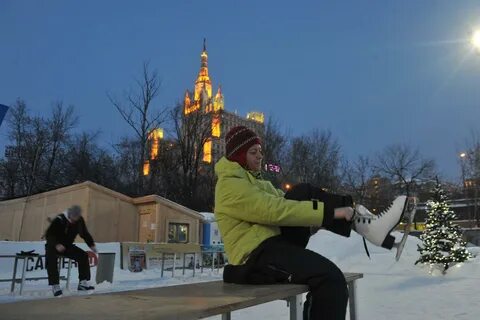 Парк красная пресня новый год
