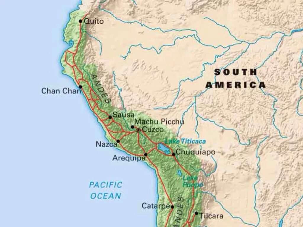 Озеро Титикака на физической карте. Инки расположение. Титикака на карте Южной Америки. Географическое положение инков.