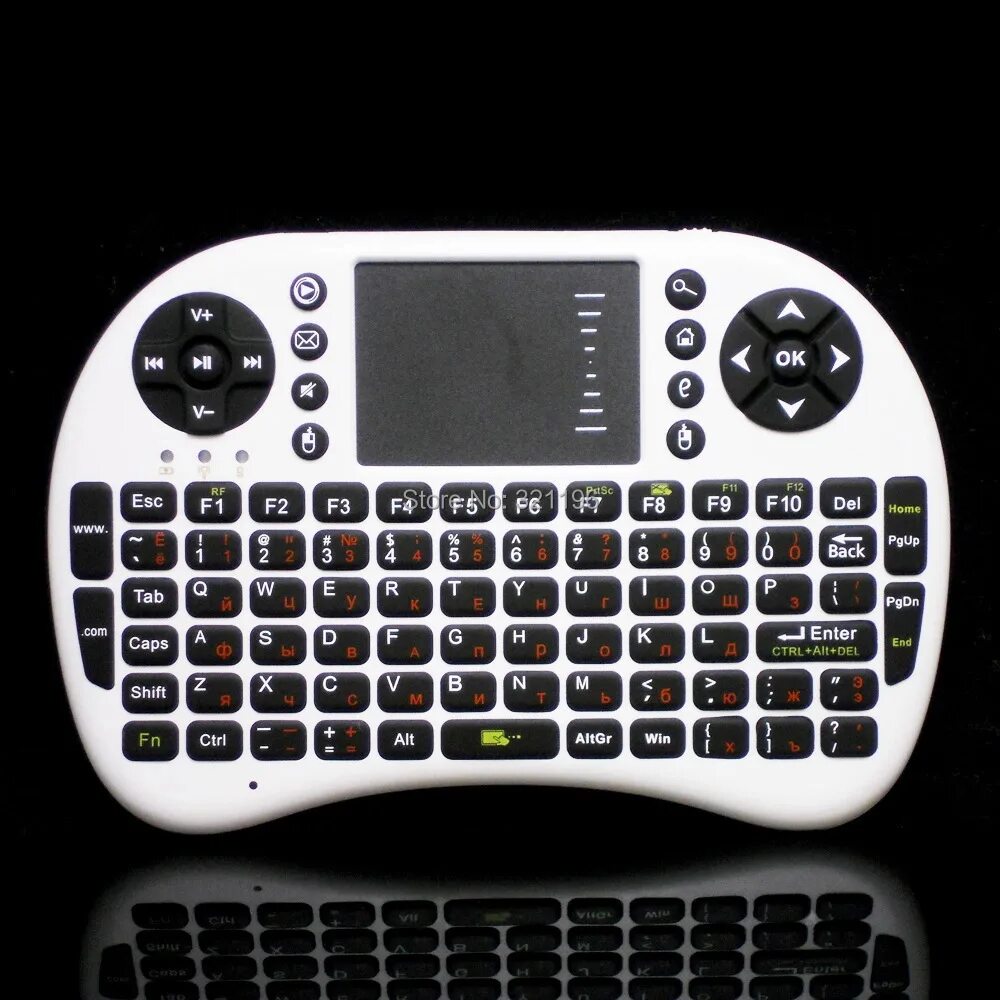 Ipazzport. беспроводная мини-клавиатура qwerty. мини клавиатура на английском с тачпадом. клавиатура кверти кверти. Bsp wu pro ii / pro 2.