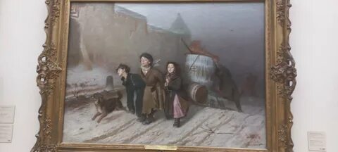 Мастеровые везут воду