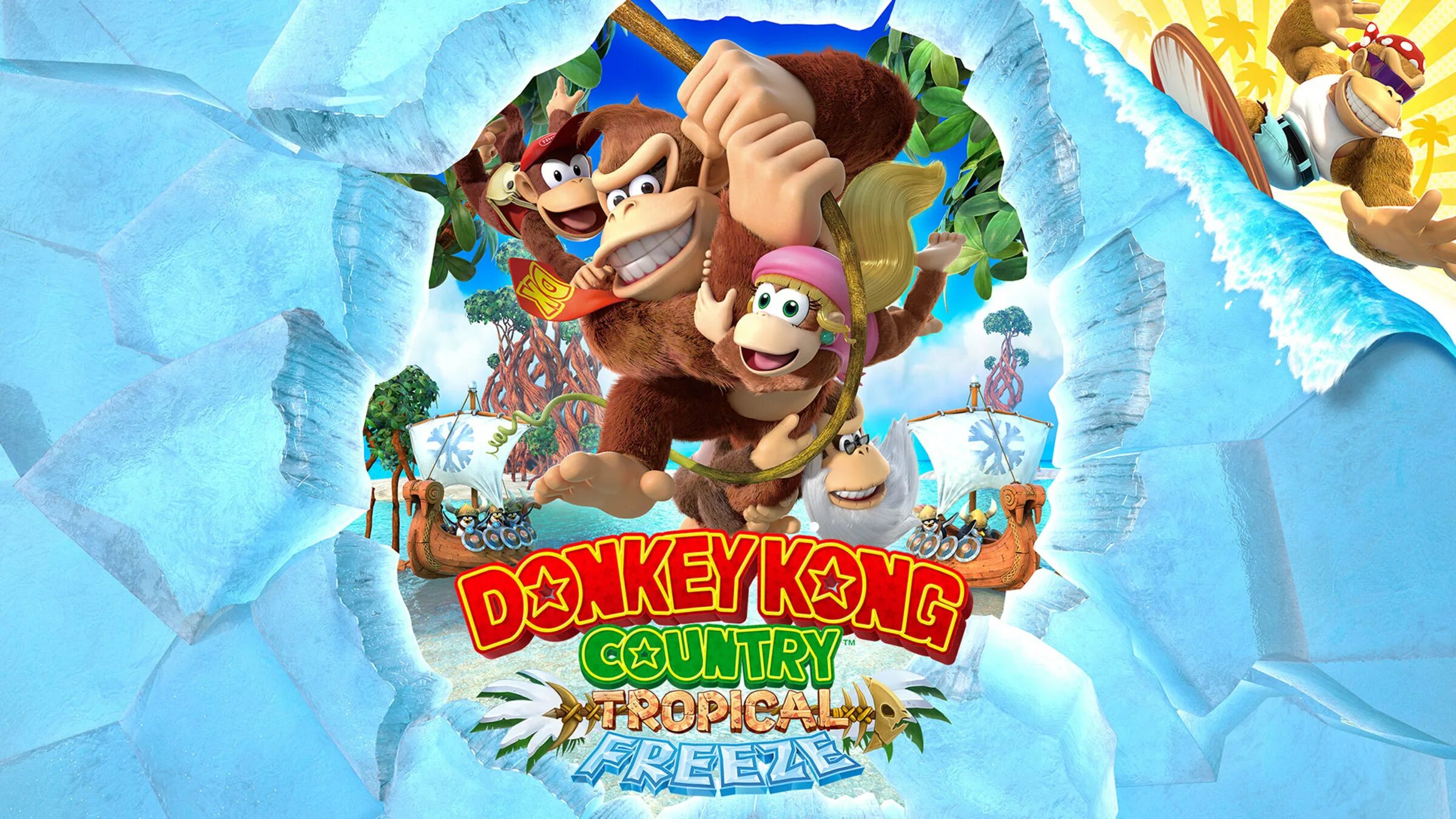 Donkey kong country freeze. Донки Конг Нинтендо. Донки Конг свитч. Donkey Kong Country Nintendo Switch. Donkey Kong Tropical Freeze Switch.