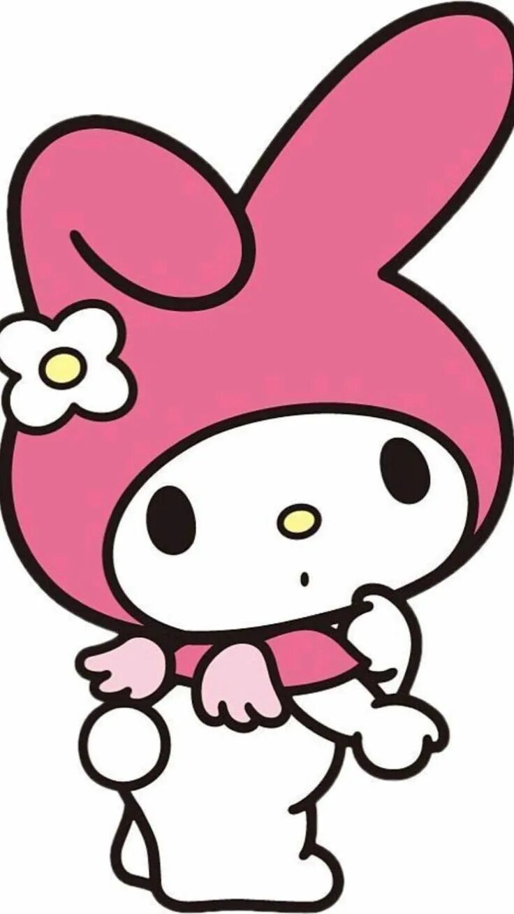 Как зовут зайчика белого из hello kitty