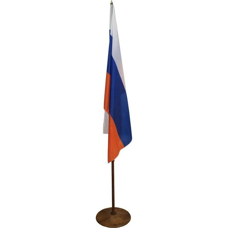 Флаг России напольный 135x90 см с вишневым флагштоком высота 223 см. Флаг России напольный с флагштоком высота 2,25м 90х135см. Флаг РФ 135x90 см на пластмассовом древке. Флаг РФ напольный 135*90 с флагштоком.