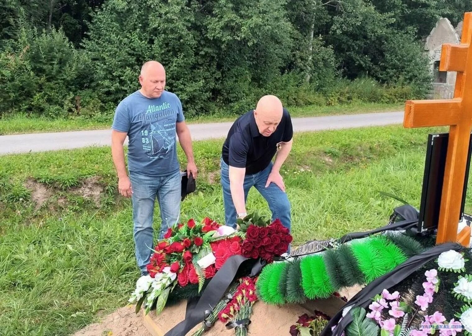 Пригожин Вагнер. Кладбище погибших на Украине.
