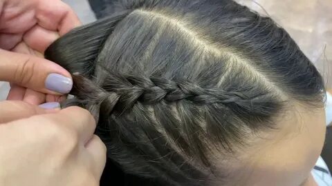 Braid 11-Half Up French Braids