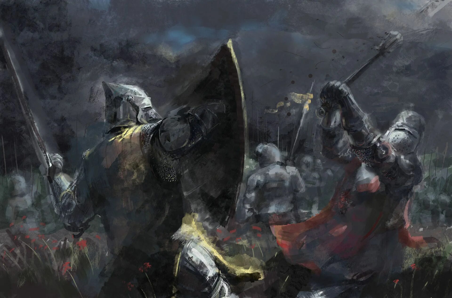 Сражение двух воинов. Рыцарства средневековье, поле сражения рыцарей. Мариуш Козик Викинги. Фэнтези медивал воин. Рыцари сражаются.