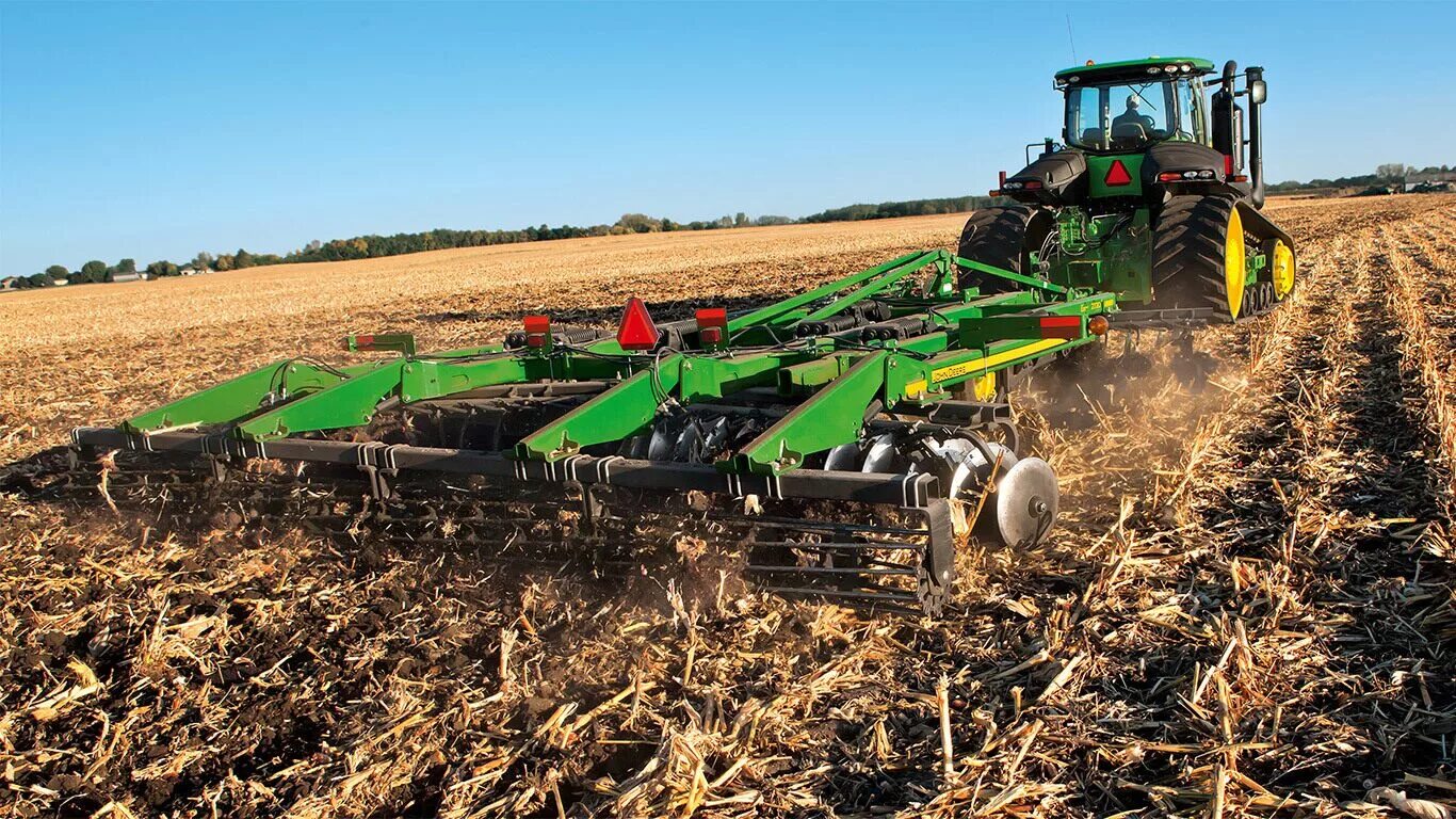 Техника для обработки земли. Культиватор предпосевной Джон Дир. Почвообрабатывающая техника Джон Дир. Культиватор John Deere 2430. . Безотвальная обработка почвы John Deere 2720.