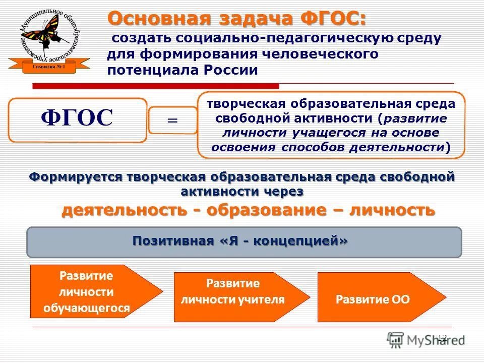 Задачи фгос общего образования