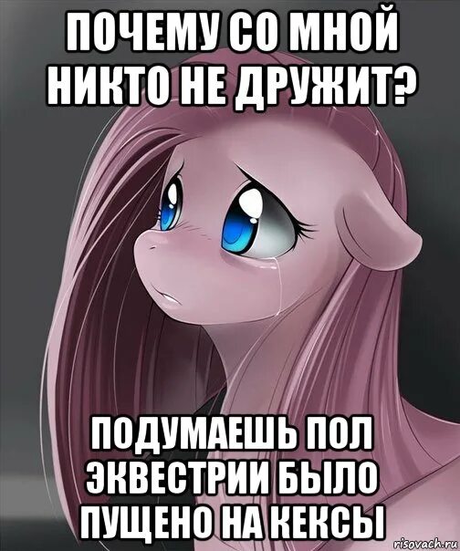 Почему ты так со мной поступаешь. Мемы про кексики пинкамину. почему со мной никто не дружит. почему со мной не хотят дружить ?.