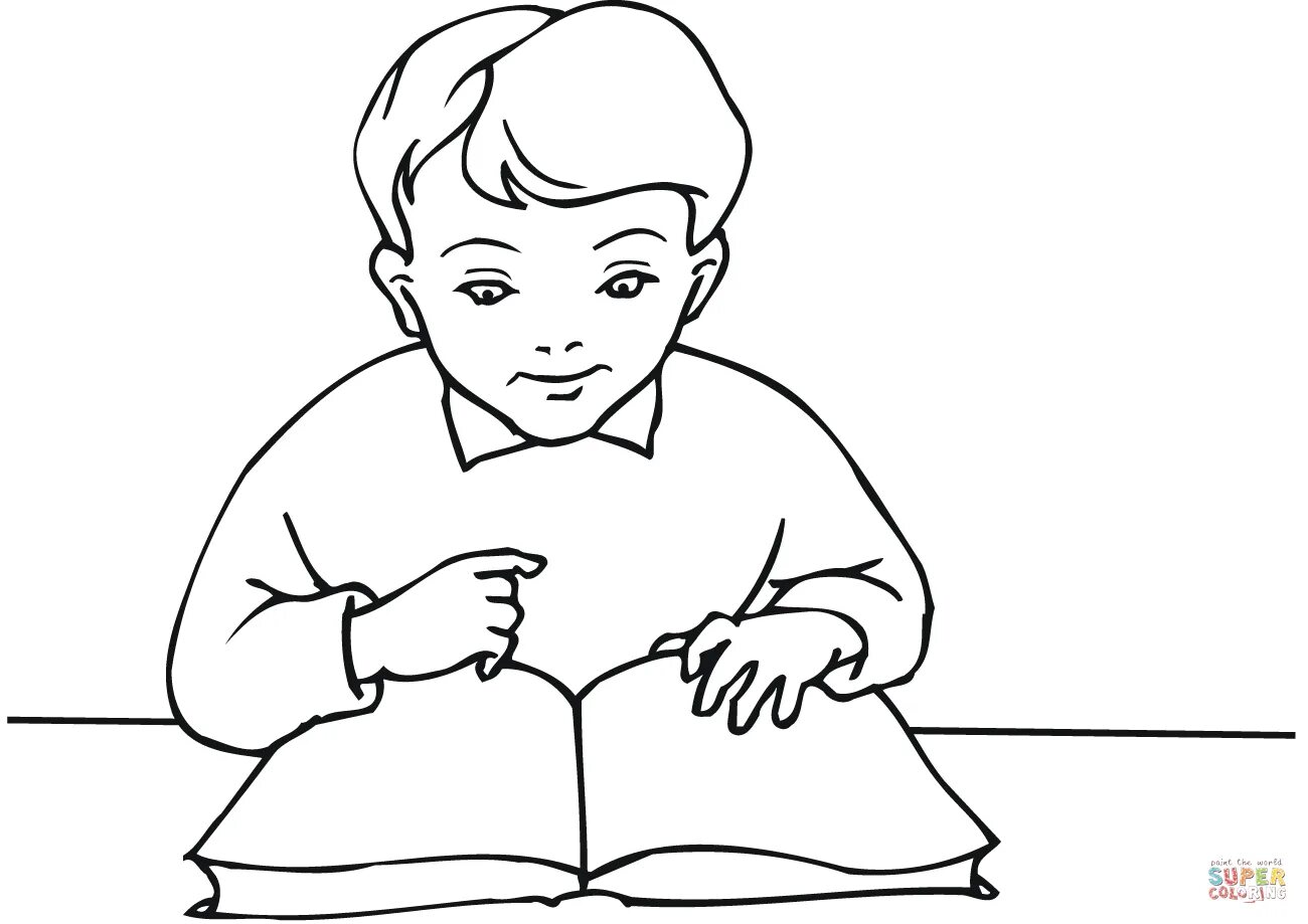 Рисунок человек читает. Ученик раскраска. Мальчик рисунок для детей карандашом. Ученик раскраска для детей. Книга для мальчиков. Раскраски.