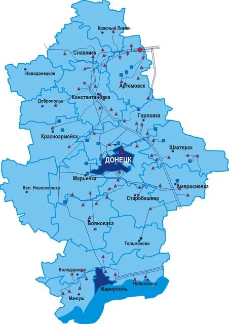 Донецк область на карте россии. Газопровод Донецкой области. Контурная карта Донецкой области. Карта газопровода в Донецкой области. Реки донецкого края на карте.