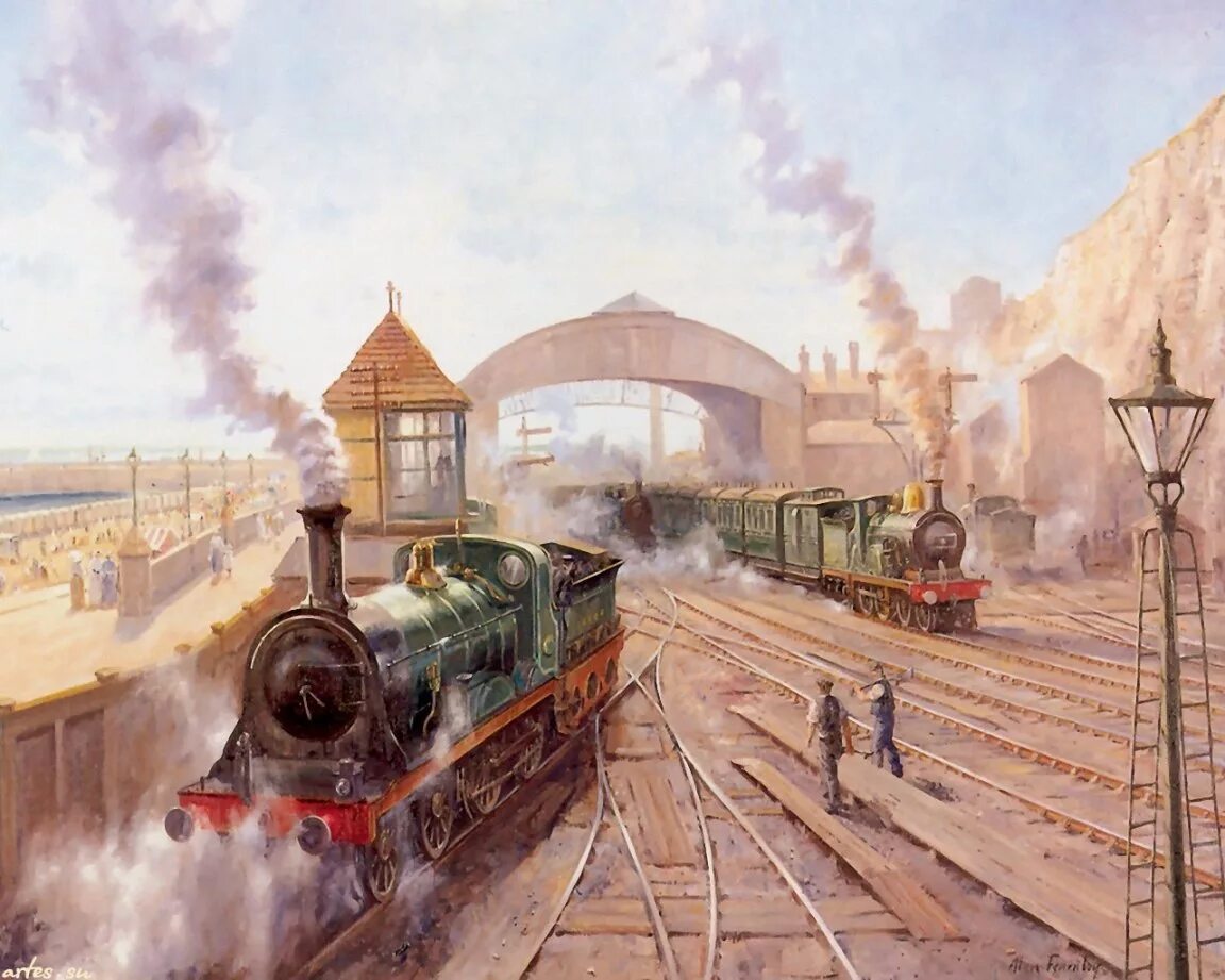 глинка - попутная песня. поезд в движении картины. и. рисование с детьми поезд. картины на железнодорожную тематику.