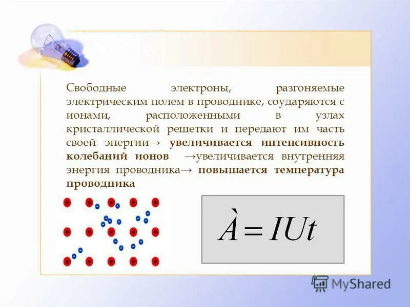 Направление свободных электронов