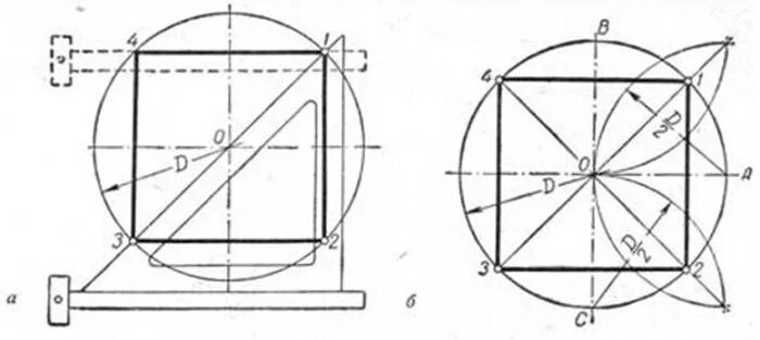 Построение квадрата вписанного в окружность. Вписать квадрат циркулем. Построение окружности циркулем. Вписать квадрат циркулем. Вписать квадрат циркулем.