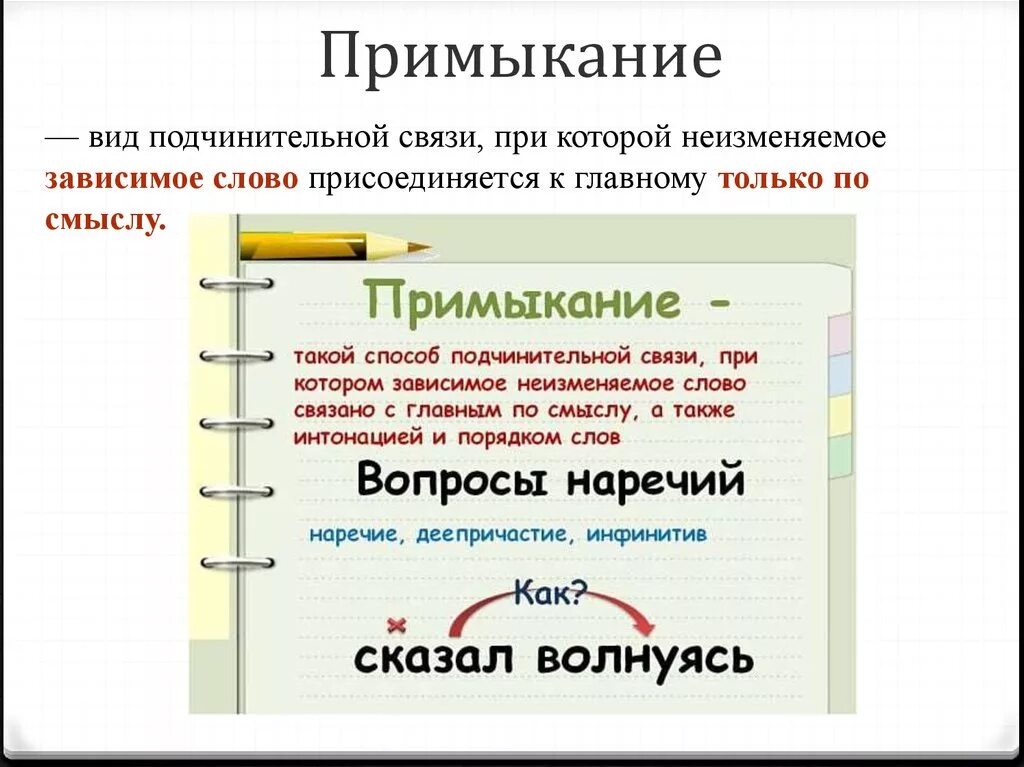 Примыкание. Связь примыкание. Тип связи примыкание примеры. Примыкание примеры словосочетаний. Словосочетание сотрудничество