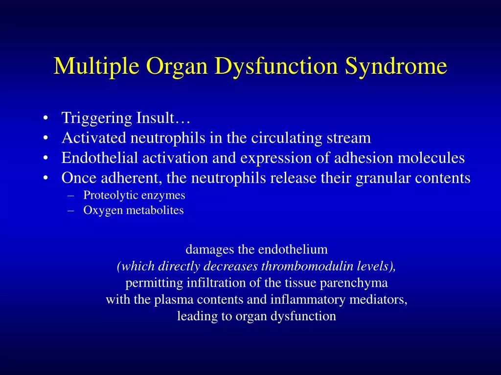 Multiple name. Multiple organ dysfunction syndrome. sirs and multiple organ dysfunction syndrome.
