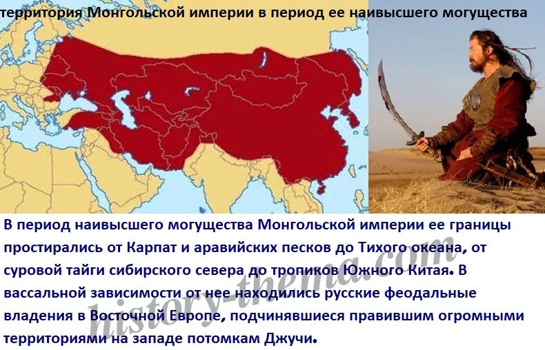 Бывшая территория монгольской империи