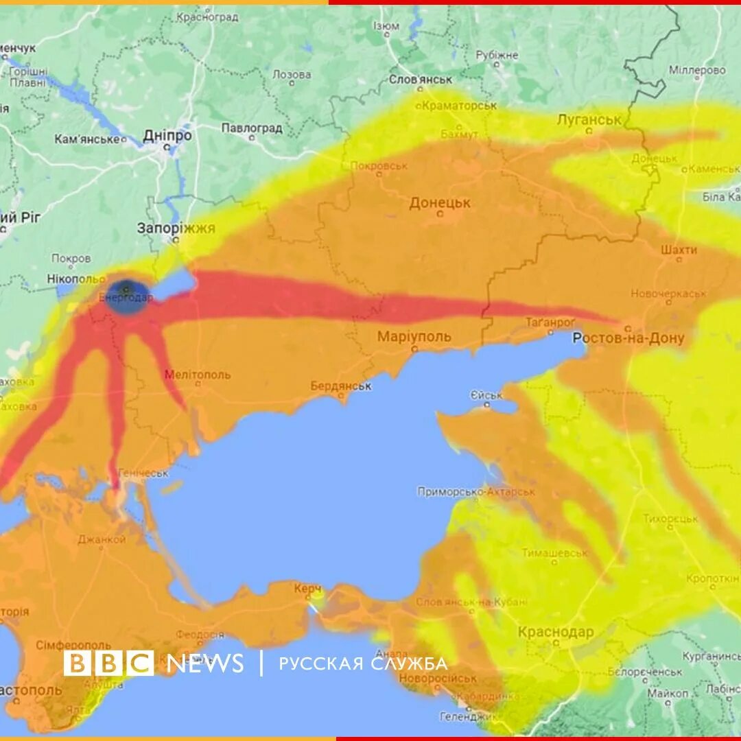 Запорожская аэс радиация. Радиоактивное облако. Чернобыль 2022. Распространение радиации от Запорожской АЭС. Радиоактивное облако от Запорожской АЭС.