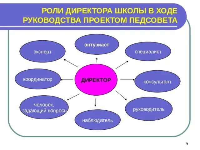 Директор школы организация работы