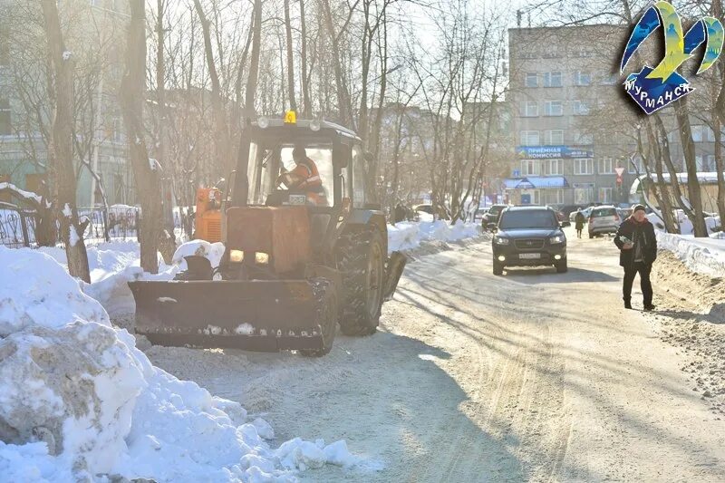 Уборка снега Мурманск. Автогрейдер ММБУ УДХ. Мезенское дорожное управление. Удх мурманск