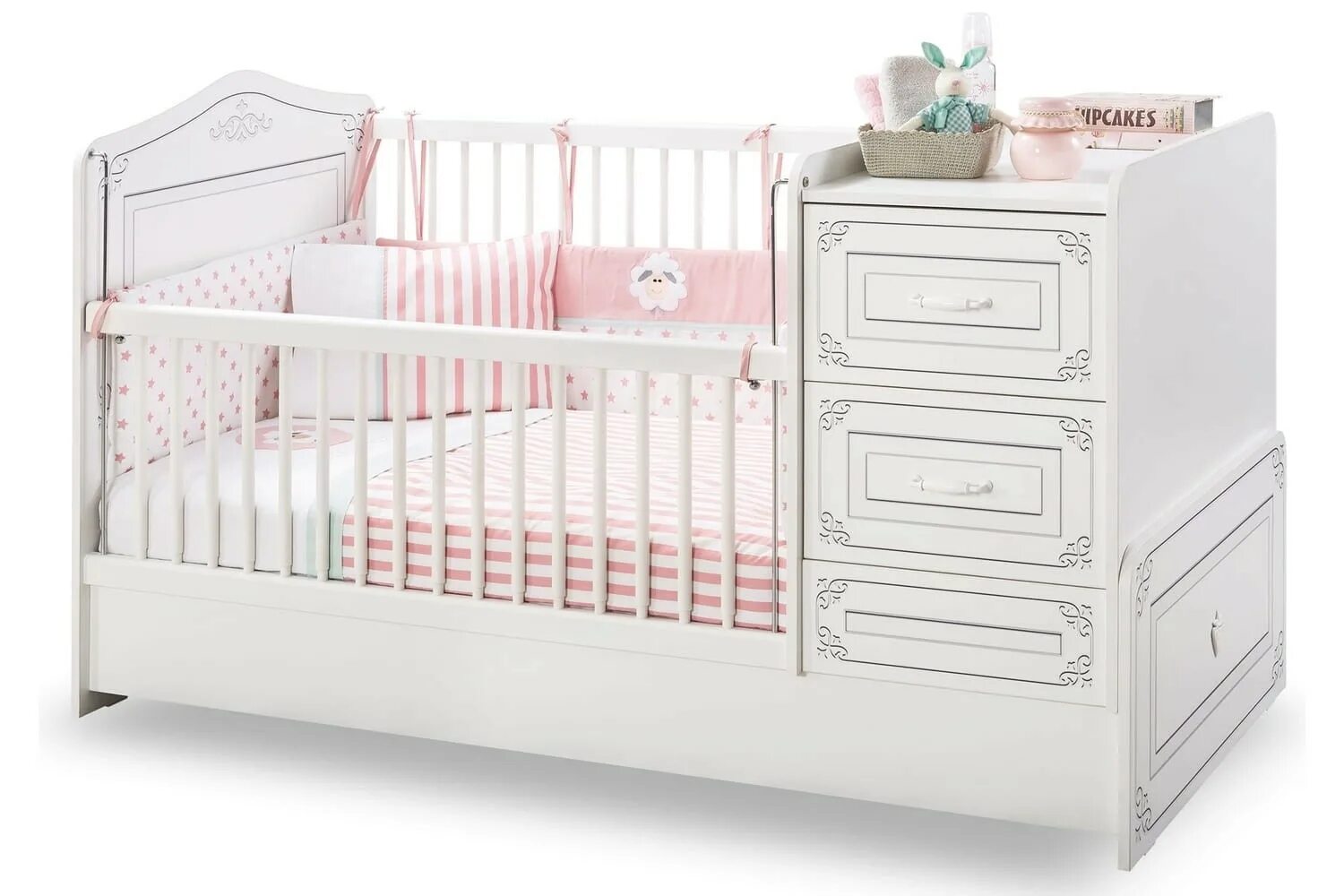 Колыбель трансформер для новорожденных. Кроватка cilek selena baby st. кроватка трансформер cilek selena baby st. кроватка cilek romantic трансформер. кроватка-трансформер cilek selena 160х75 см.