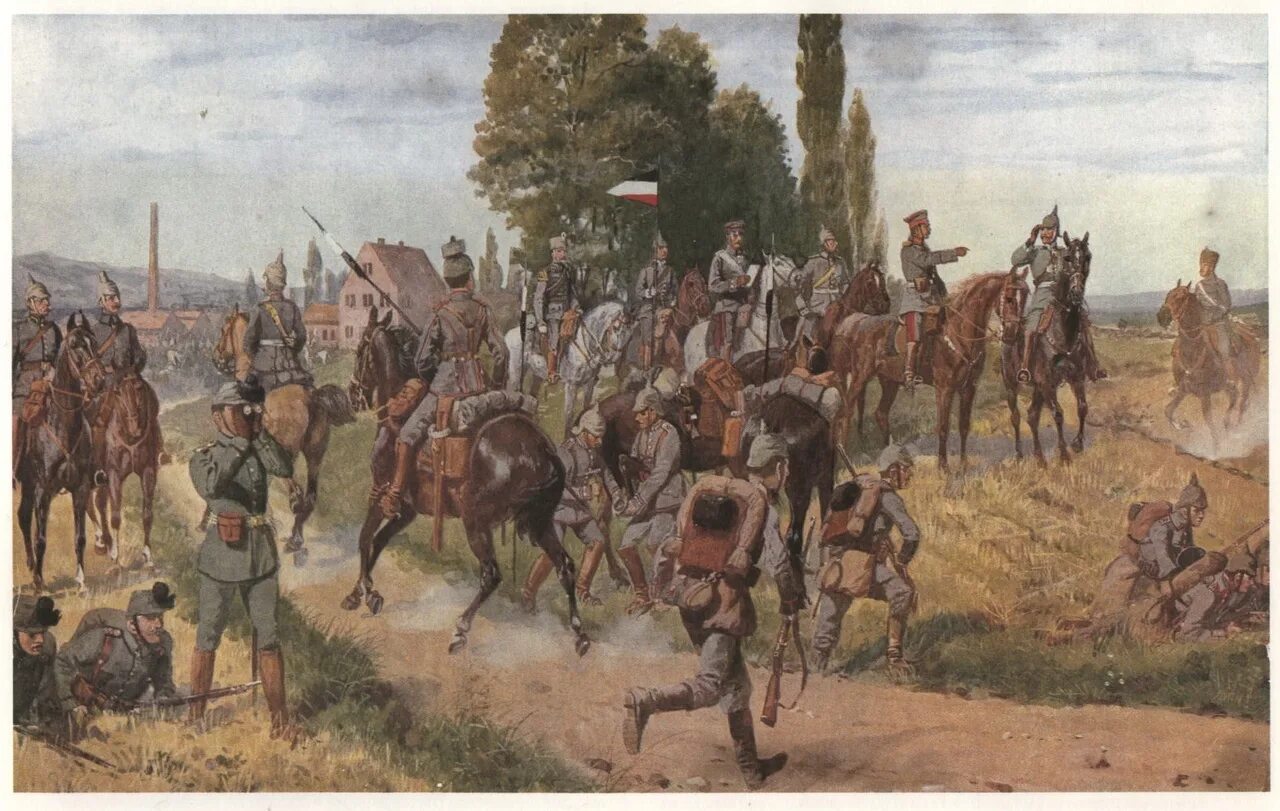 Начало широкого использования конного войска. Свенцянский прорыв 1915 карта. Германская кавалерия 1914. Русско польская операция 1915.
