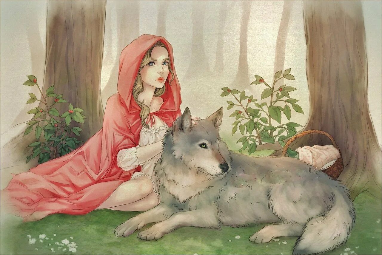 Красная шапочка и серый