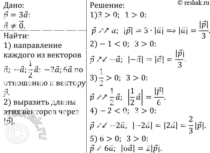 Даны векторы 9 3