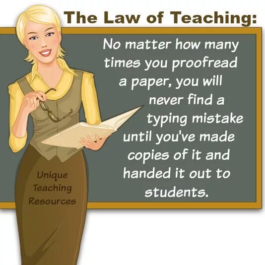 Teacher&#039;s matter