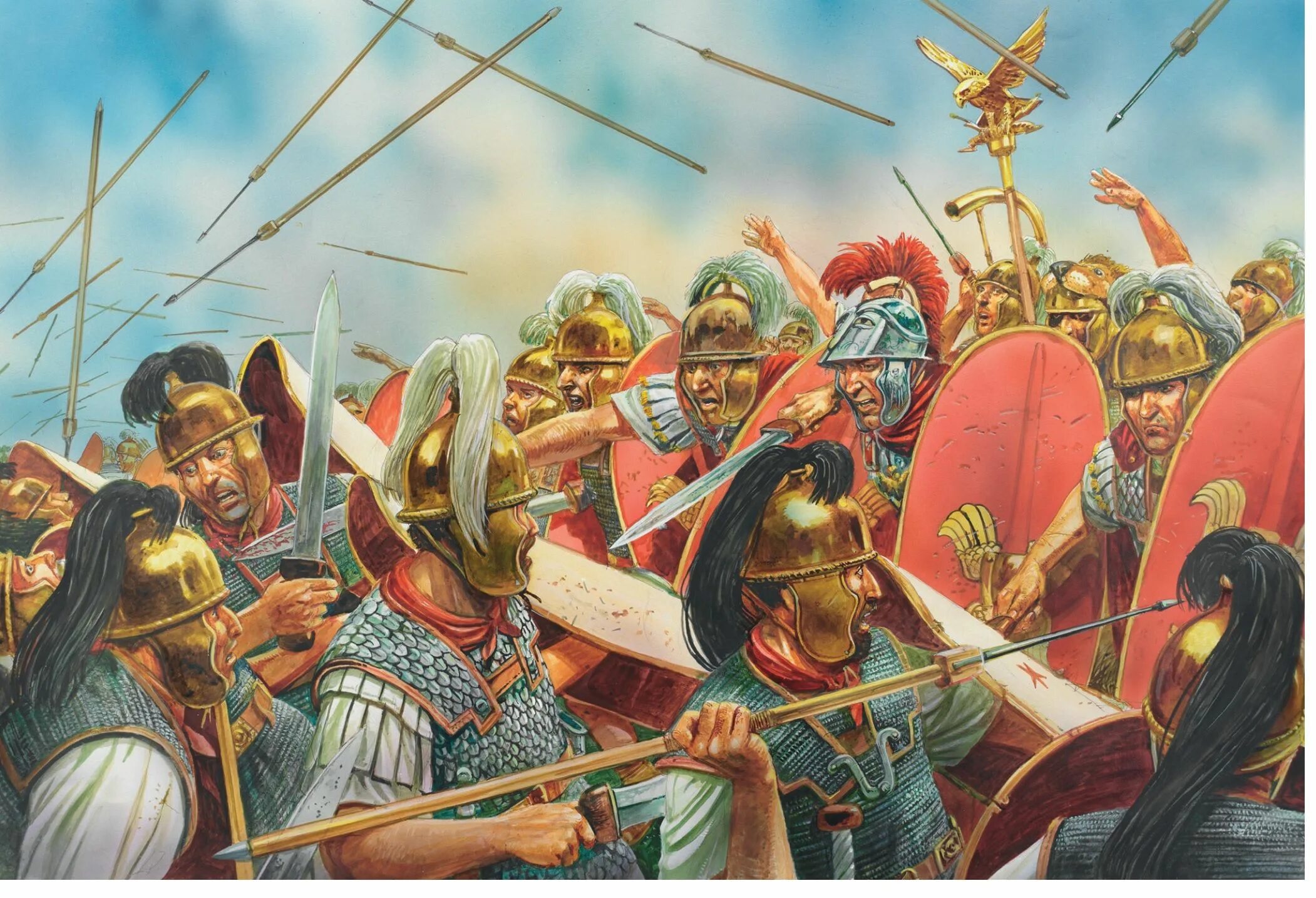 44 год до н э. Римская Империя битва при Фарсале. Римские легионеры Пунические войны. Древний Рим войны армия.