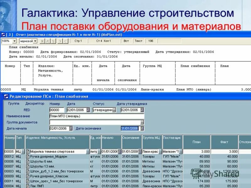 номер снабжения