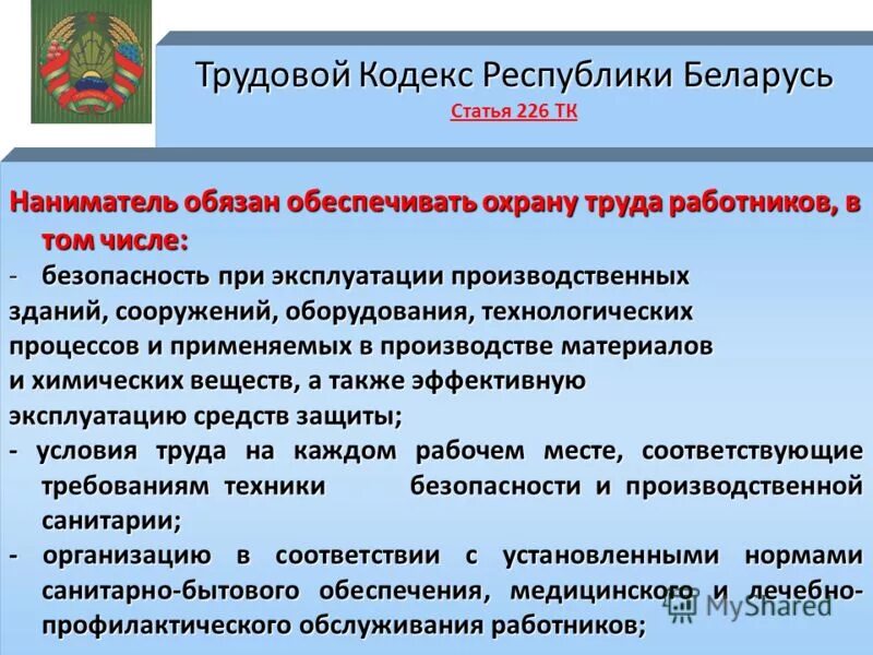 Направления политики республики беларусь