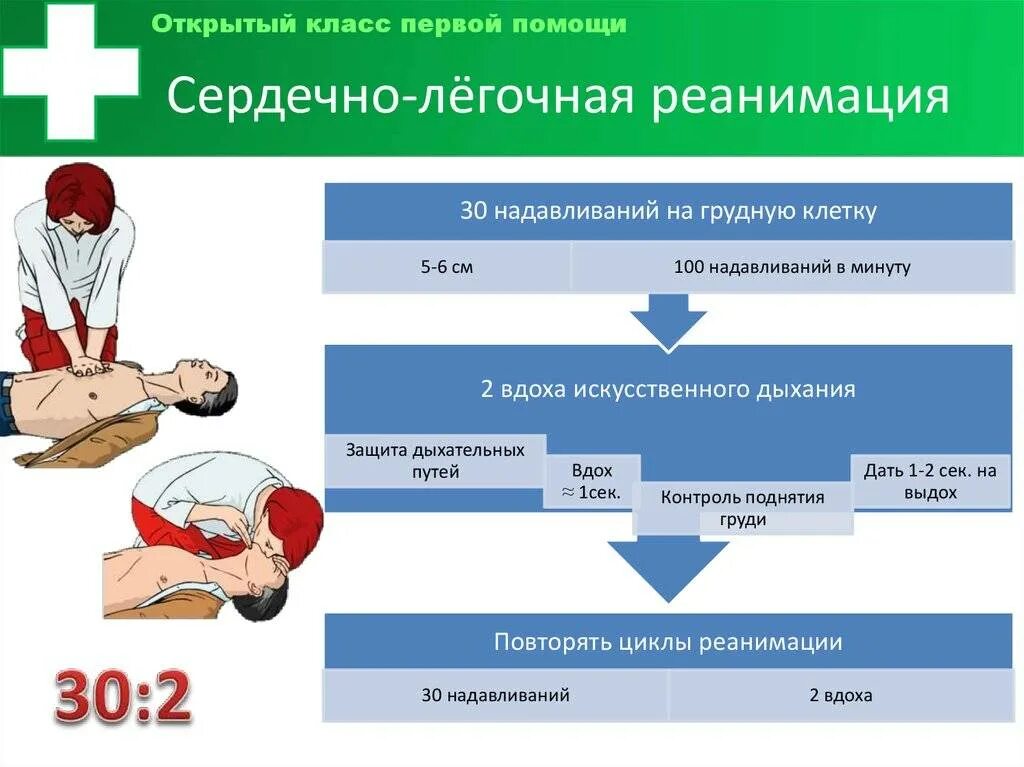 Реанимационные действия прекращают. Алгоритм помощи при сердечно легочной реанимации. Сердечно-легочная реанимация 30 к 2. Этапы сердечно-легочной реанимации схема. Алгоритм 1 помощи при сердечно легочной реанимации.