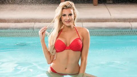 Kathryn Dunn looks to make waves in and out of the pool in her beach-ready ...