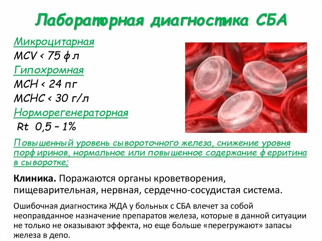 Мснс понижена причины. Гипохромная анемия ПГ. Жда микроцитарная гипохромная. MCH при анемиях. MCHC В анализе крови при анемии.